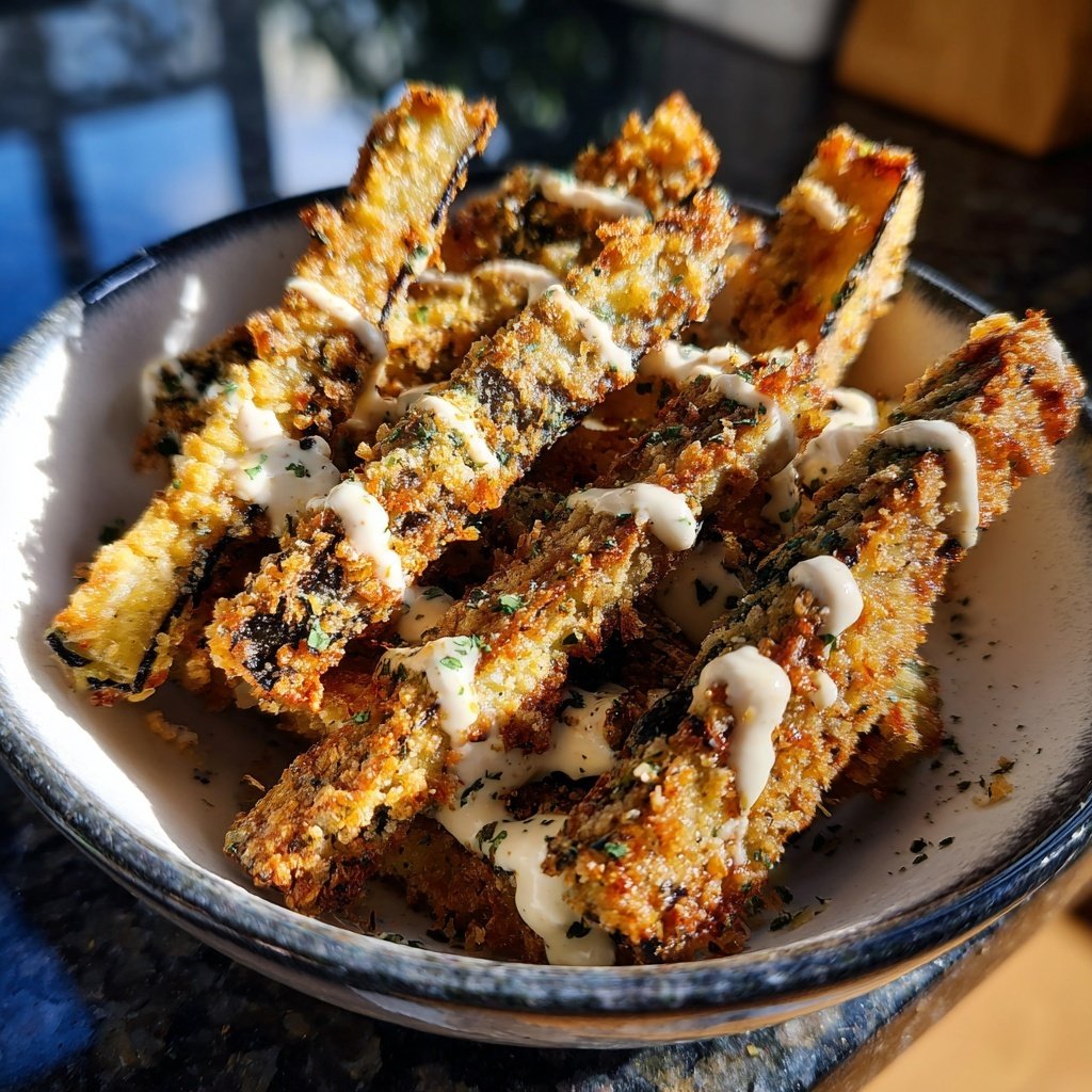 Crispy Eggplant Veggie Fries
