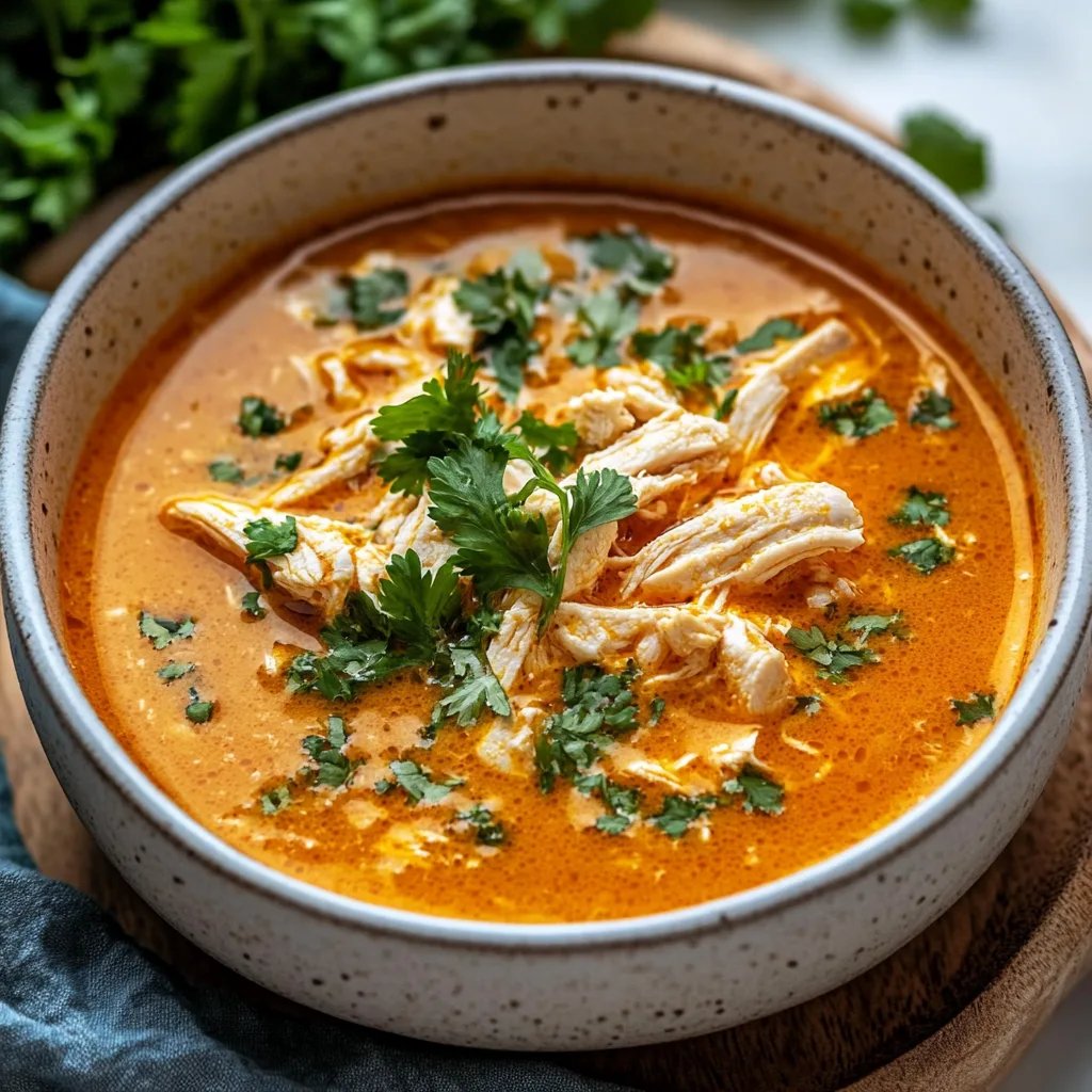 Keto Buffalo Chicken Soup