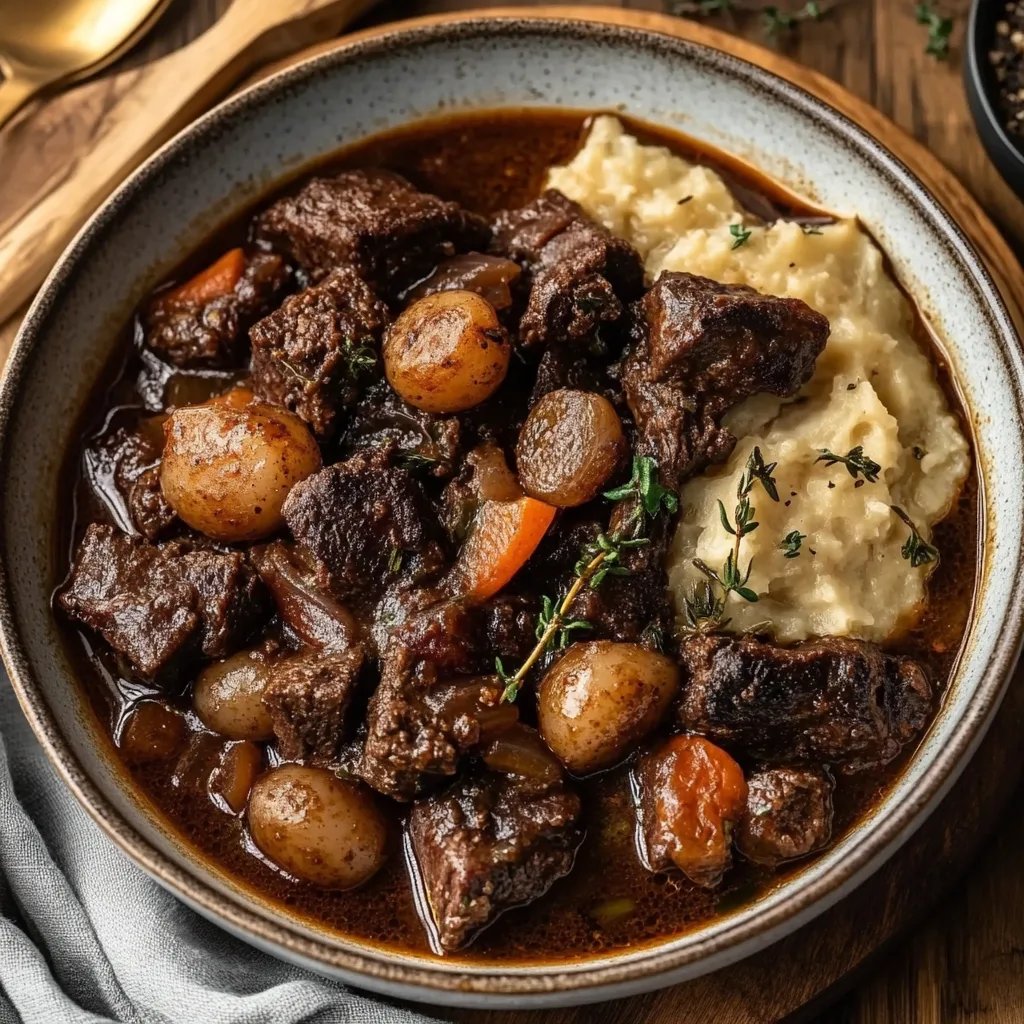 French-Style Beef Stew with Red Wine