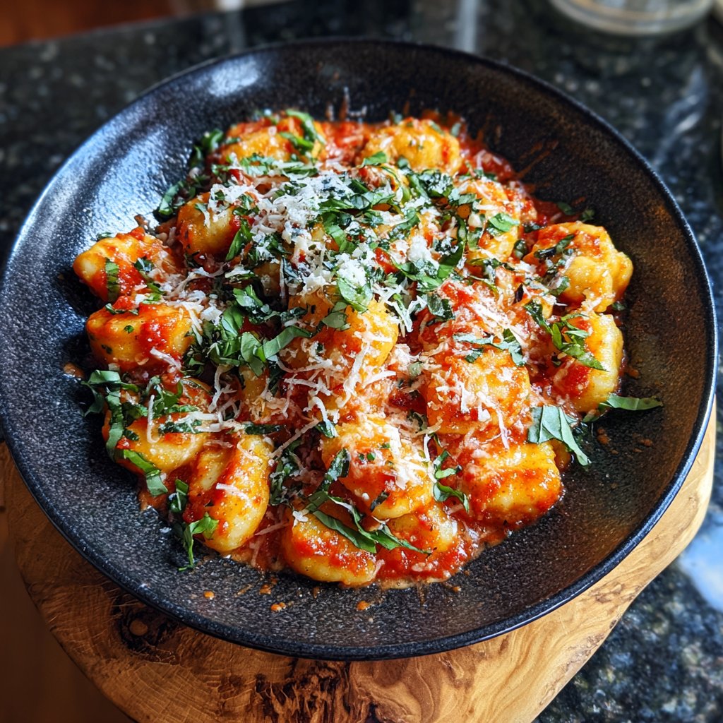 Sunday Tomato Basil Gnocchi