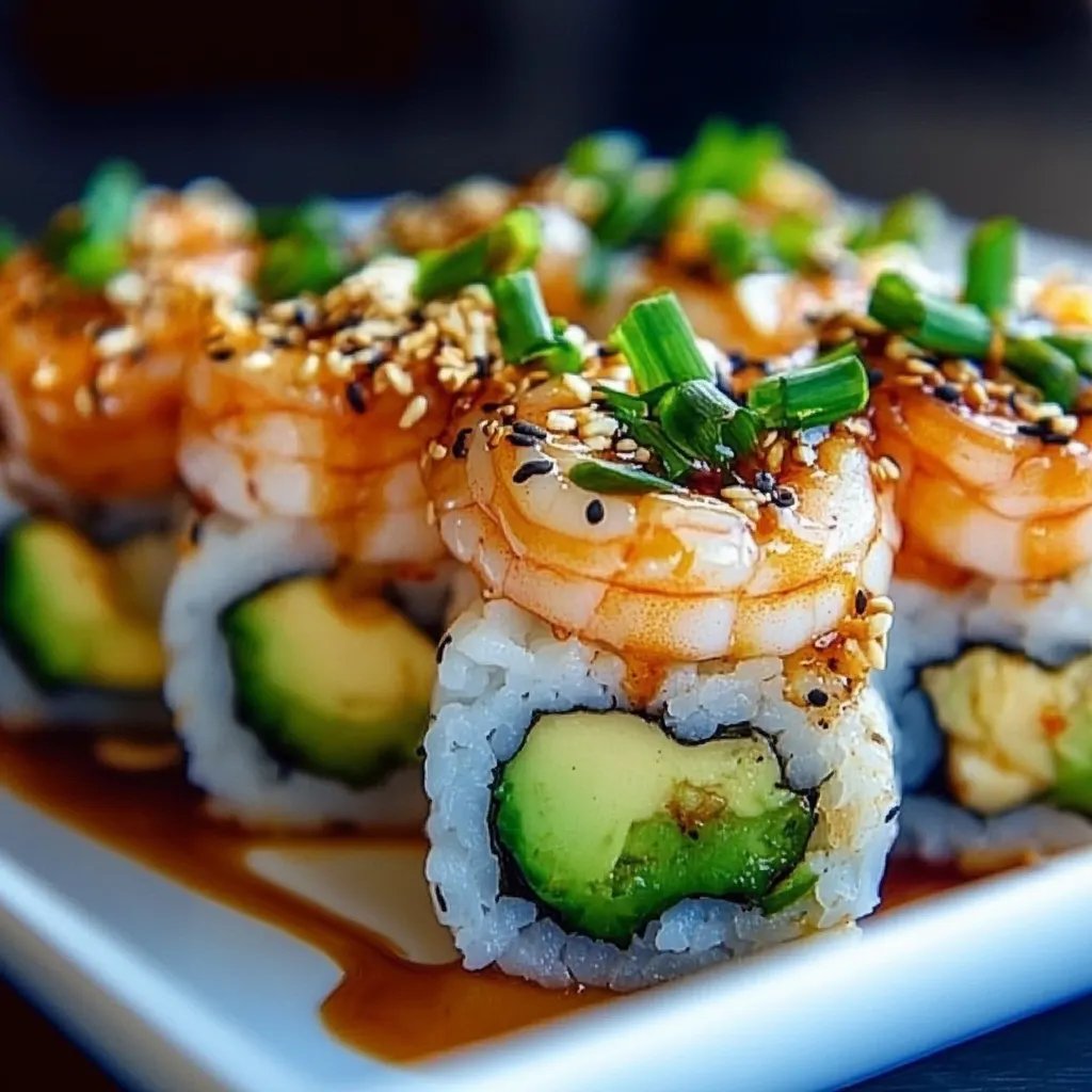 Spicy Shrimp Sushi Stacks