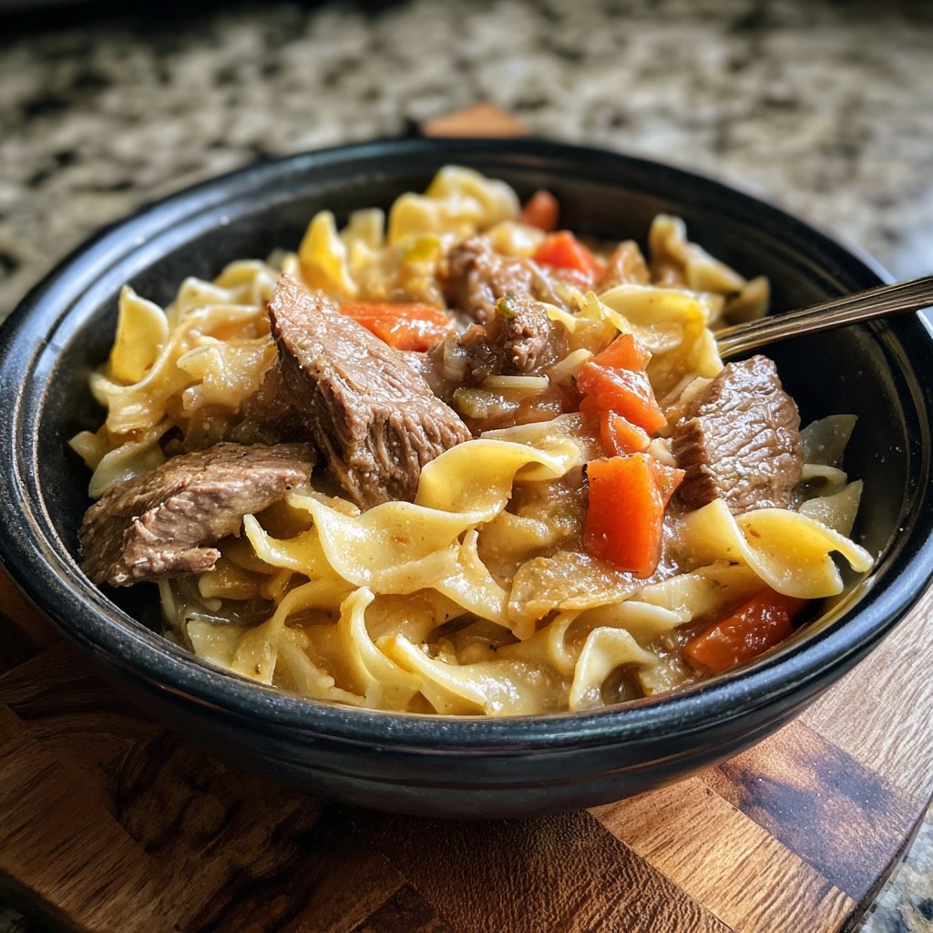 Comfort Food Beef And Noodles