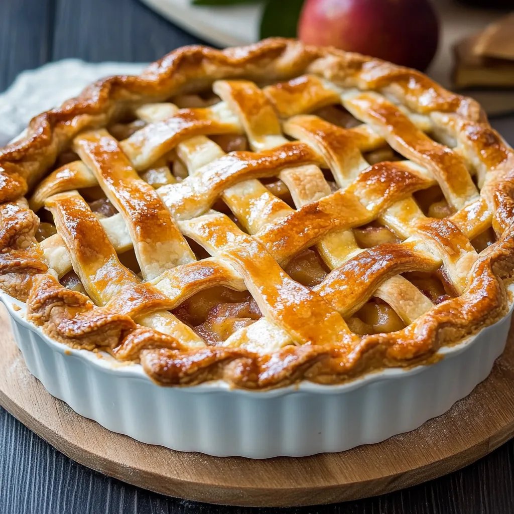 Apple Pie with the Best Filling!