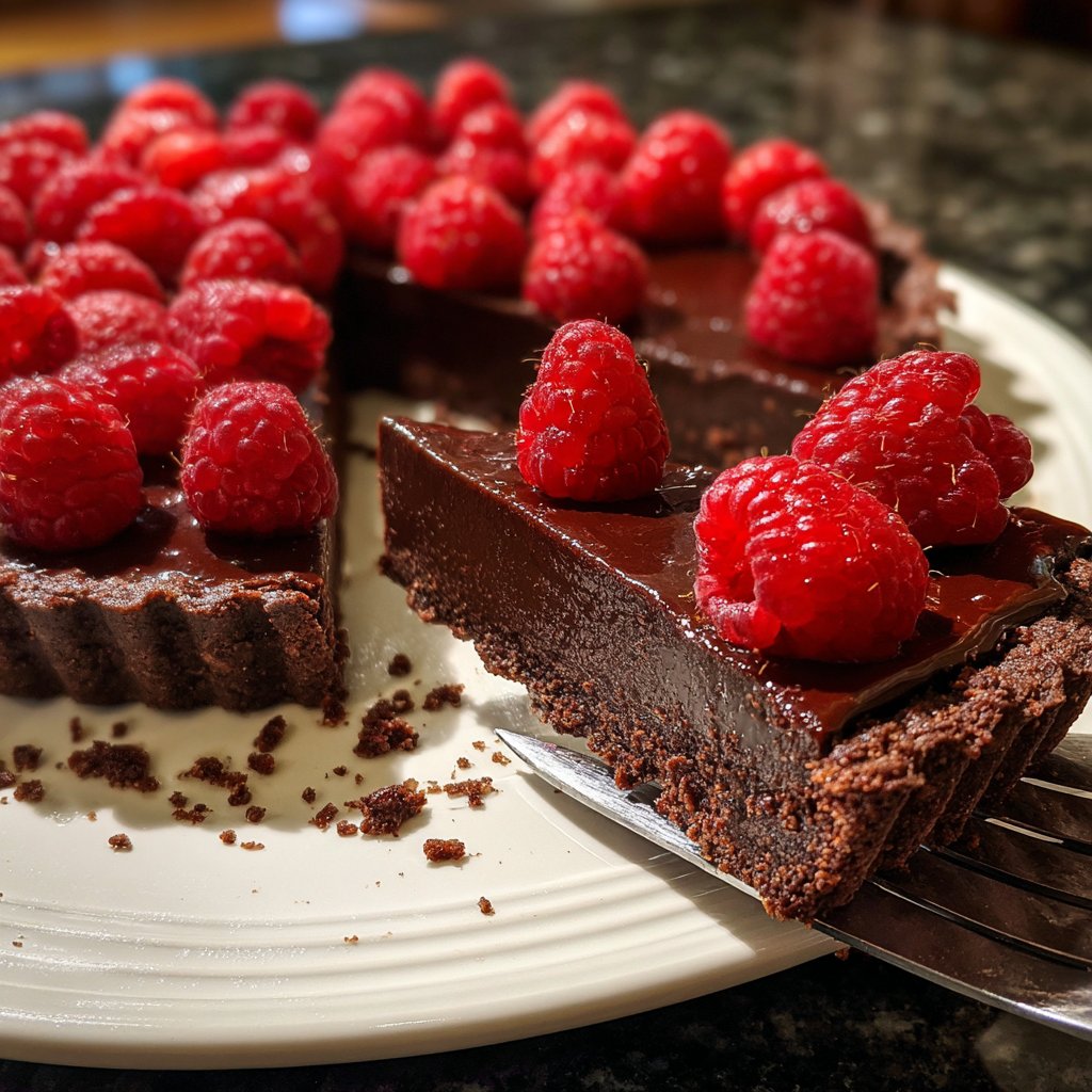 Chocolate Raspberry Tart