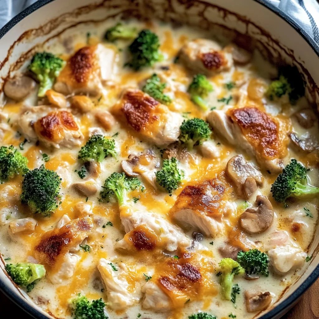 Creamy Low Carb Chicken Casserole