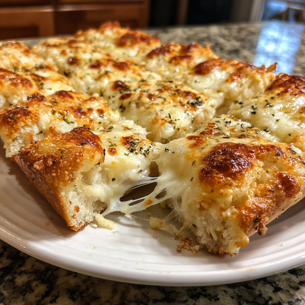 Super Bowl Party Food Cheesy Breadsticks