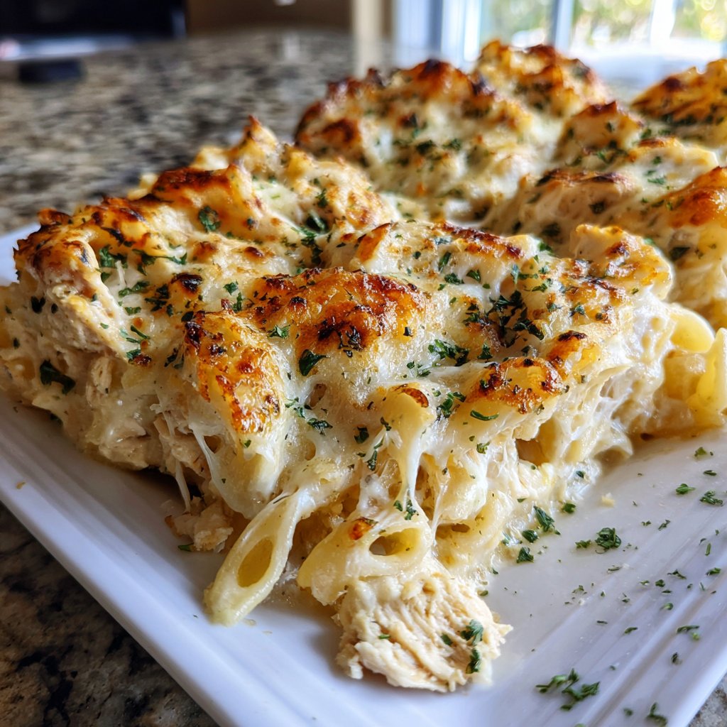 Easy Chicken Alfredo Bake Recipe