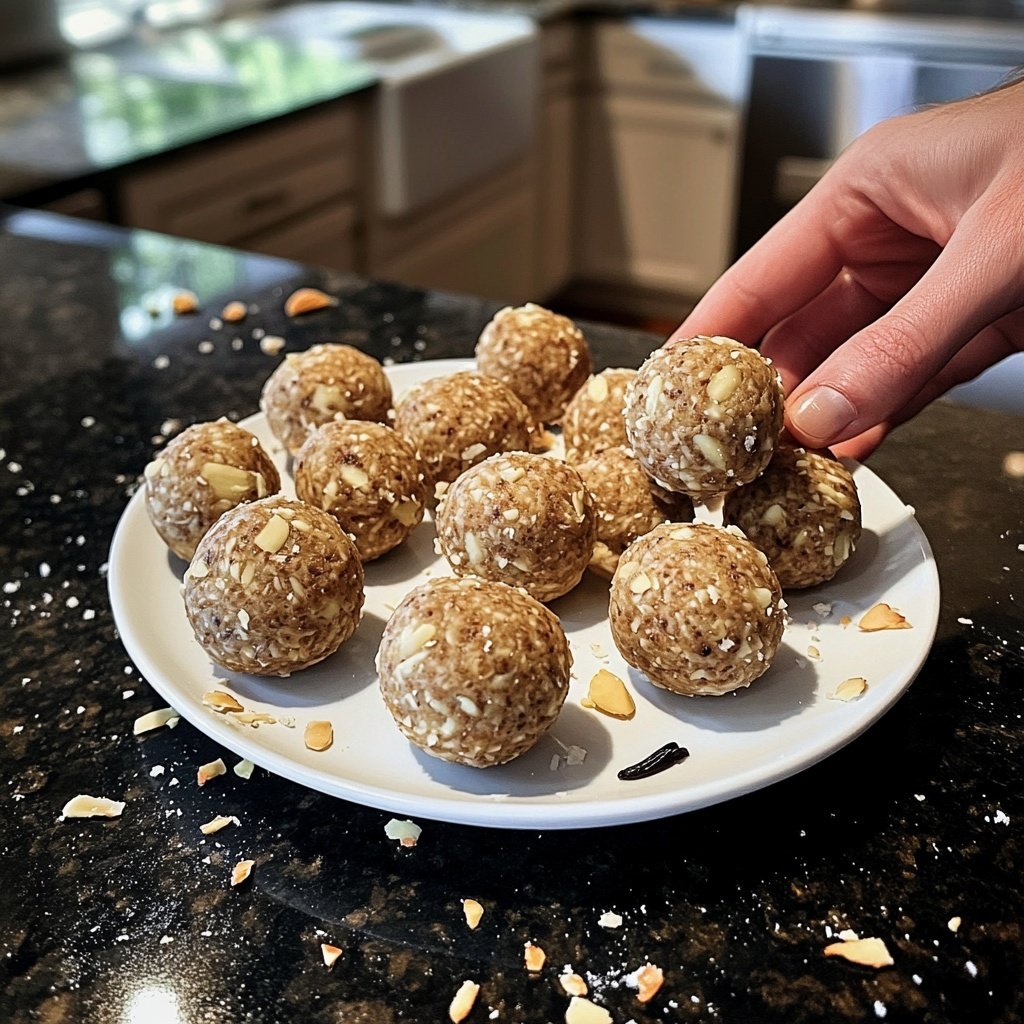 Vanilla Almond Protein Balls