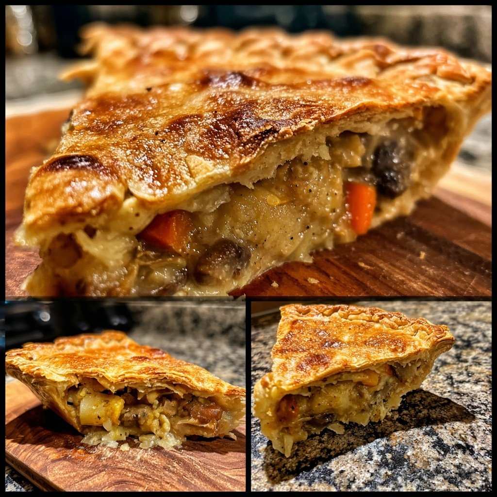 Comfort Food Beef and Mushroom Pot Pie